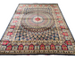 One of a Kind, Pure Wool, Naturally Dyed, Hand Knotted, Fine Afghan Tribal Merinos Area Rug – 12’ 10’’ x 9’ 11’’