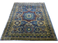 One of a kind, Pure Wool, Naturally Dyed, Hand Knotted, Fine Afghan Tribal Merinos Area Rug – 6’ 8’’ x 4’ 10’’