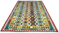 Colorful, Handwoven, Fine Afghan Maimana Kilim - Reversible Area Rug - 9’ 12’’ x 6’ 7’’