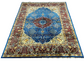 One of a Kind, Pure Wool, Naturally Dyed, Hand Knotted, Fine Afghan Tribal Merinos Area Rug - 6' 7'' x 4' 11''