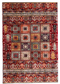 One of a kind, Pure Wool, Naturally Dyed, Hand Knotted, Fine Afghan Traditional Waziri Area Rug – 10’ 1’’ x 6’ 10’’