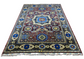 One of a kind, Pure Wool, Naturally Dyed, Hand Knotted, Fine Afghan Tribal Merinos Area Rug – 9’ 9’’ x 6’ 7’’