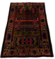 Pure Wool, Naturally Dyed, Hand Knotted, Fine Afghan Traditional Prayer Area Rug – 4’ 5’’ x 2’ 9’’