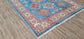 Pure Wool, Naturally Dyed, Hand Knotted, Fine Afghan Traditional Super Kazak Area Rug – 8’ 9’’ x 6’ 2’’