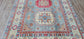 Pure Wool, Naturally Dyed, Hand Knotted, Fine Afghan Traditional Super Kazak Area Rug – 9’ 3’’ x 5’ 10’’