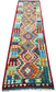 Colorful, Handwoven, Fine Afghan Maimana Kilim - Reversible Runner Rug - 9’ 10’’ x 2’ 9’’