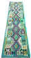 Colorful, Handwoven, Fine Afghan Maimana Kilim - Reversible Runner Rug - 9’ 9’’ x 2’ 8’’