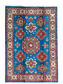 Pure Wool, Naturally Dyed, Hand Knotted, Fine Afghan Traditional Super Kazak Area Rug – 8’ 9’’ x 6’ 2’’