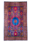 One of a Kind, Pure Wool, Naturally Dyed, Hand Knotted, Fine Afghan Tribal Mamluk Area Rug – 10’ 11’’ x 6’ 7’’