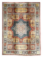 One of a Kind, Pure Wool, Naturally Dyed, Hand Knotted, Fine Afghan Tribal Mamluk Area Rug – 7’ 8’’ x 5’ 7’’