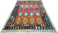 Colorful, Handwoven, Fine Afghan Maimana Kilim -Reversible Area Rug - 9’ 10’’ x 6’ 7’’