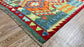 Colorful, Handwoven, Fine Afghan Maimana Kilim - Reversible Runner Rug - 9’ 10’’ x 2’ 9’’