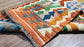 Colorful, Handwoven, Fine Afghan Maimana Kilim - Reversible Runner Rug - 9’ 7’’ x 2’ 9’’