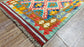 Colorful, Handwoven, Fine Afghan Maimana Kilim - Reversible Runner Rug - 9’ 10’’ x 2’ 5’’