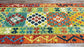 Colorful, Handwoven, Fine Afghan Maimana Kilim - Reversible Runner Rug - 9’ 11’’ x 2’ 9’’