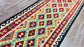 Colorful, Handwoven, Fine Afghan Maimana Kilim - Reversible Runner Rug - 9’ 9’’ x 2’ 9’’