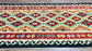 Colorful, Handwoven, Fine Afghan Maimana Kilim - Reversible Runner Rug - 9’ 9’’ x 2’ 9’’