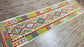 Colorful, Handwoven, Fine Afghan Maimana Kilim - Reversible Runner Rug - 9’ 8’’ x 2’ 6’’