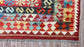 Colorful, Handwoven, Fine Afghan Maimana Kilim - Reversible Area Rug - 9’ 5’’ x 7’ 2’’