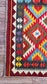 Colorful, Handwoven, Fine Afghan Maimana Kilim - Reversible Runner Rug - 9’ 9’’ x 2’ 9’’