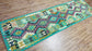 Colorful, Handwoven, Fine Afghan Maimana Kilim - Reversible Runner Rug - 9’ 9’’ x 2’ 8’’