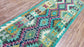 Colorful, Handwoven, Fine Afghan Maimana Kilim - Reversible Runner Rug - 9’ 9’’ x 2’ 8’’