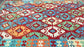 Colorful, Handwoven, Fine Afghan Maimana Kilim - Reversible Area Rug - 9’ 9’’ x 6’ 6’’