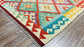 Colorful, Handwoven, Fine Afghan Maimana Kilim - Reversible Area Rug - 5’ 0’’ x 3’ 4’’