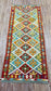 Colorful, Handwoven, Fine Afghan Maimana Kilim - Reversible Runner Rug - 6’ 0’’ x 2’ 7’’