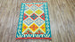 Colorful, Handwoven, Fine Afghan Maimana Kilim - Reversible Area Rug - 3’ 11’’ x 2’ 7’’