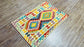 Colorful, Handwoven, Fine Afghan Maimana Kilim - Reversible Area Rug - 4’ 3’’ x 2’ 10’’