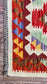 Colorful, Handwoven, Fine Afghan Maimana Kilim - Reversible Runner Rug - 6’ 3’’ x 2’ 0’’