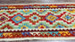 Colorful, Handwoven, Fine Afghan Maimana Kilim - Reversible Runner Rug - 6’ 3’’ x 2’ 0’’