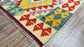 Colorful, Handwoven, Fine Afghan Maimana Kilim - Reversible Runner Rug - 6’ 4’’ x 2’ 6’’