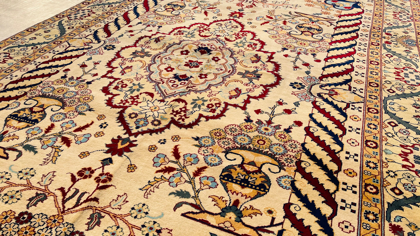 One of a Kind, Pure Wool, Naturally Dyed, Hand Knotted, Fine Afghan Tribal Merinos Area Rug – 10’ 0’’ x 6’ 8’’