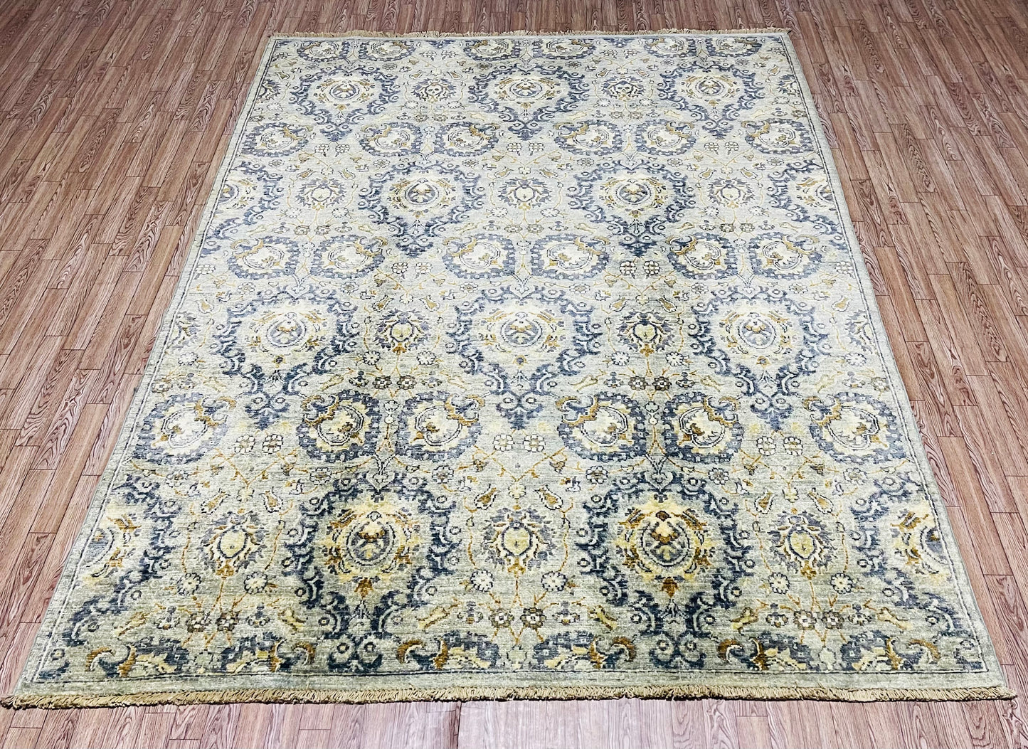 One of a Kind, Fine, Pure Wool, Naturally Dyed, Hand Knotted, Afghan Traditional Chobi Rug - 7’ 7’’ x 5’ 7’’