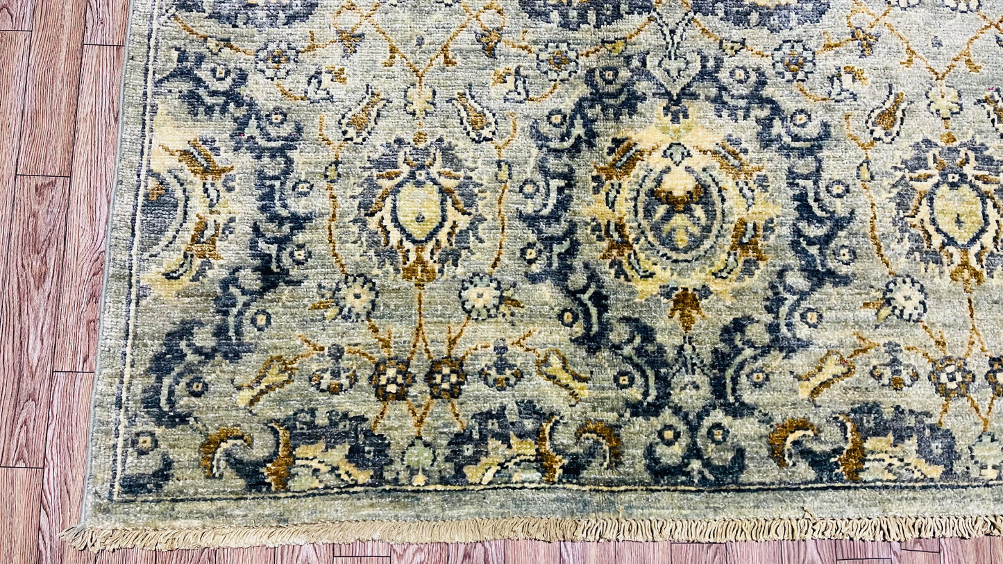 One of a Kind, Fine, Pure Wool, Naturally Dyed, Hand Knotted, Afghan Traditional Chobi Rug - 7’ 7’’ x 5’ 7’’