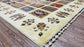 One of a Kind, Fine, Pure Wool, Hand Knotted, Afghan Traditional Aiyana Rug - 7’ 1’’ x 5’ 5’’