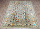 One of a Kind, Pure Wool, Naturally Dyed, Hand Knotted, Fine Afghan Traditional Feel Pai Area Rug – 7’ 5’’ x 5’ 6’’