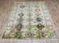 One of a Kind, Pure Wool, Naturally Dyed, Hand Knotted, Fine Afghan Traditional Waziri Area Rug – 6’ 7’’ x 4’ 12’’