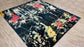 9' 9'' x 8' 1'' Black and colorful, Soft and Pure Wool, Hand Knotted, Afghan Modern Abshar Rug