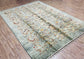 One of a Kind, Pure Wool, Naturally Dyed, Hand Knotted, Fine Afghan Traditional Chobi Area Rug - 9’ 8’’ x 6’ 10’’