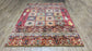 One of a kind, Pure Wool, Naturally Dyed, Hand Knotted, Fine Afghan Traditional Waziri Area Rug – 10’ 1’’ x 6’ 10’’