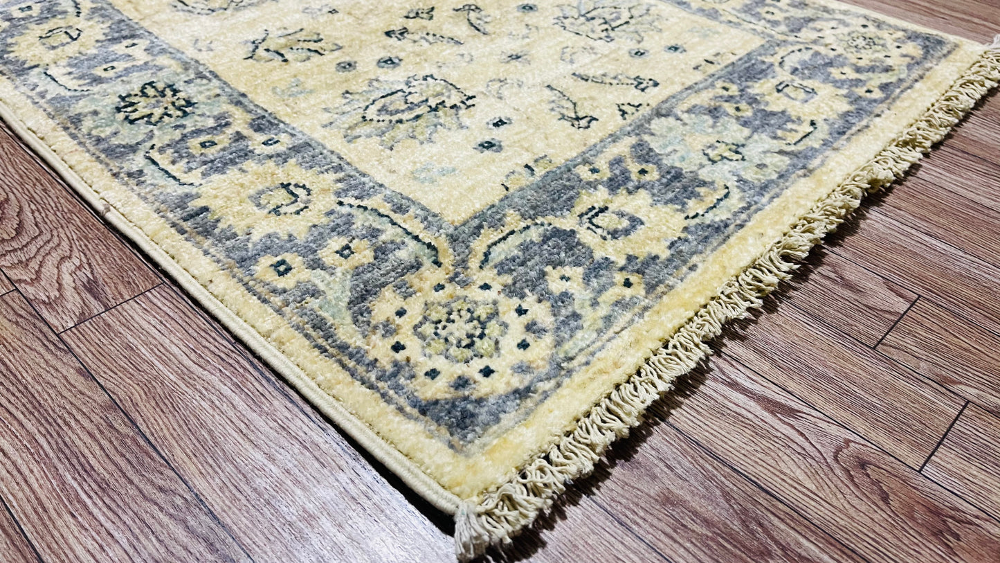 One of a Kind, Fine, Pure Wool, Naturally Dyed, Hand Knotted, Afghan Traditional Chobi Runner Rug - 5’ 7’’ x 1’ 11’’