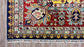 One of a Kind, Pure Wool, Naturally Dyed, Hand Knotted, Fine Afghan Super Kazak Area Rug – 11’ 10’’ x 9’ 2’’