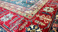 One of a Kind, Pure Wool, Naturally Dyed, Hand Knotted, Fine Afghan Super Kazak Area Rug – 11’ 11’’ x 9’ 4’’