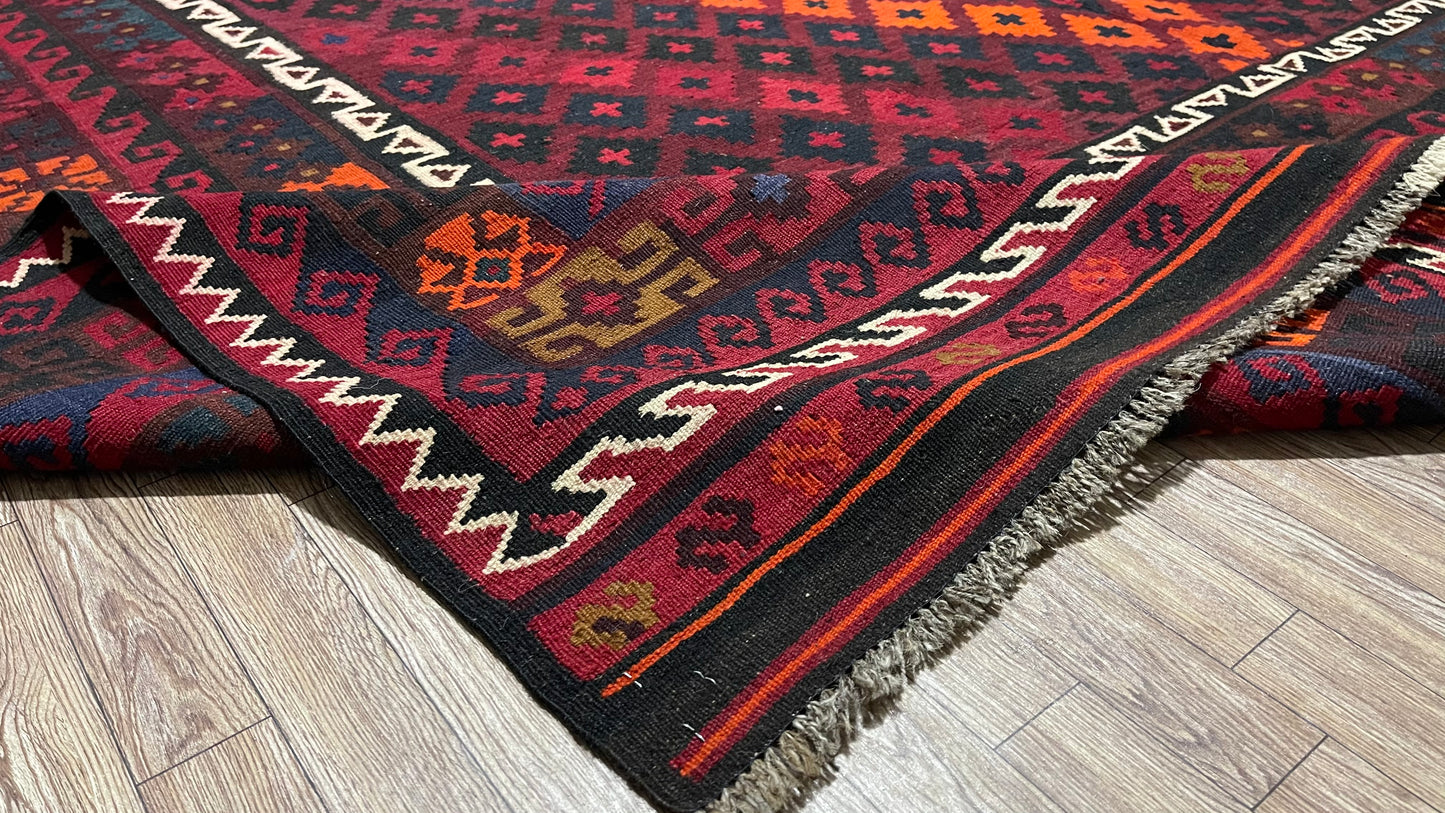 Afghan Handmade Rug - Ghalmori Kilim - 14’ 6’’ x 8’ 7'’