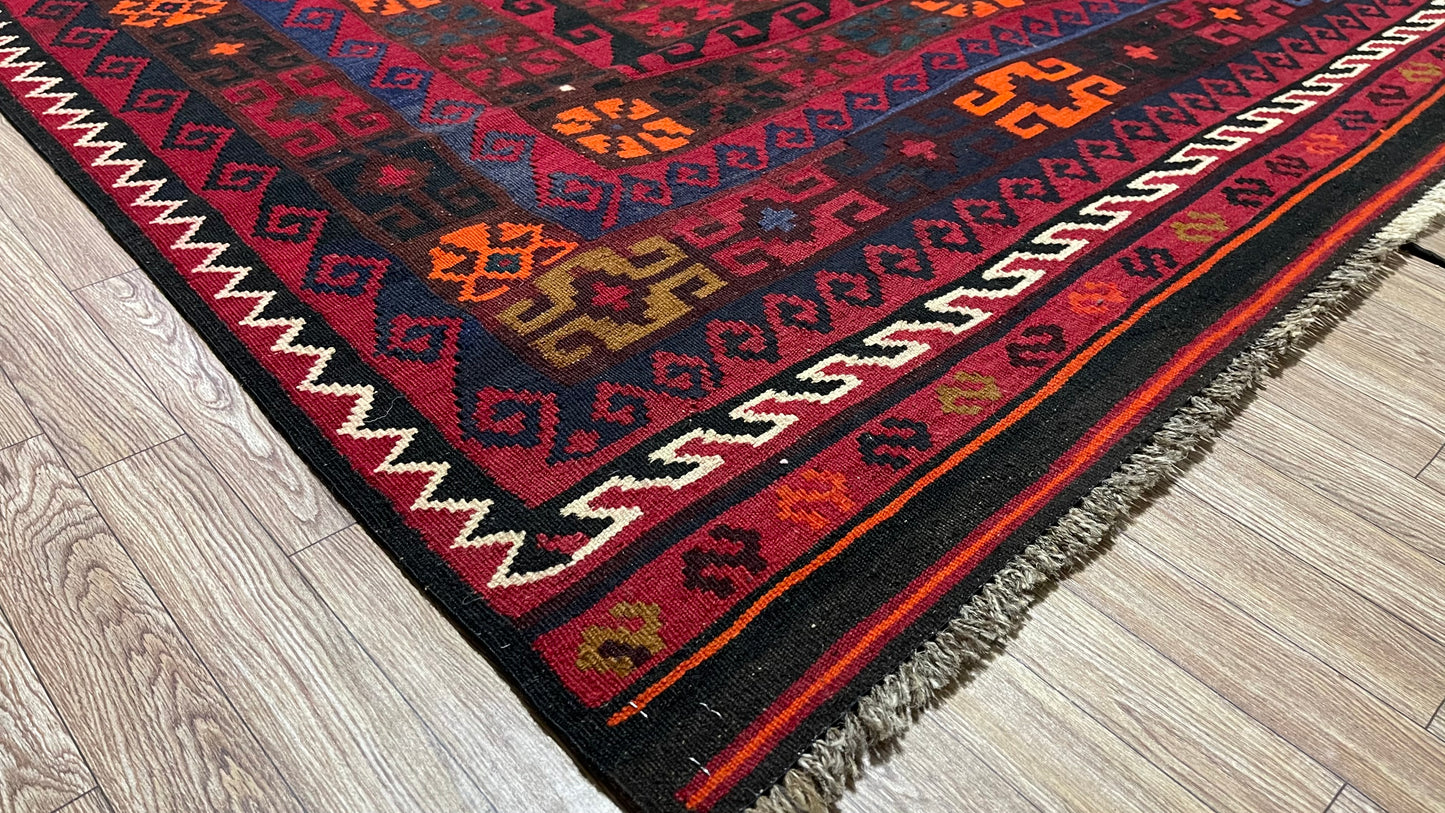 Afghan Handmade Rug - Ghalmori Kilim - 14’ 6’’ x 8’ 7'’