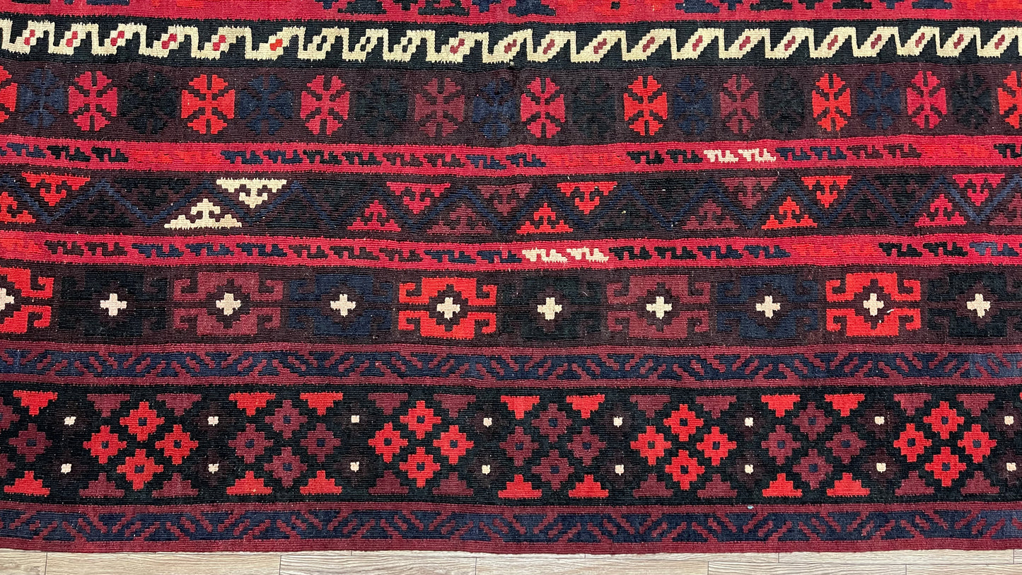 Afghan Handmad Rug - Ghalmori Kilim - 15’ 5’’ x 9’ 5'’