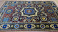 One of a kind, Pure Wool, Naturally Dyed, Hand Knotted, Fine Afghan Tribal Merinos Area Rug – 9’ 9’’ x 6’ 8’’